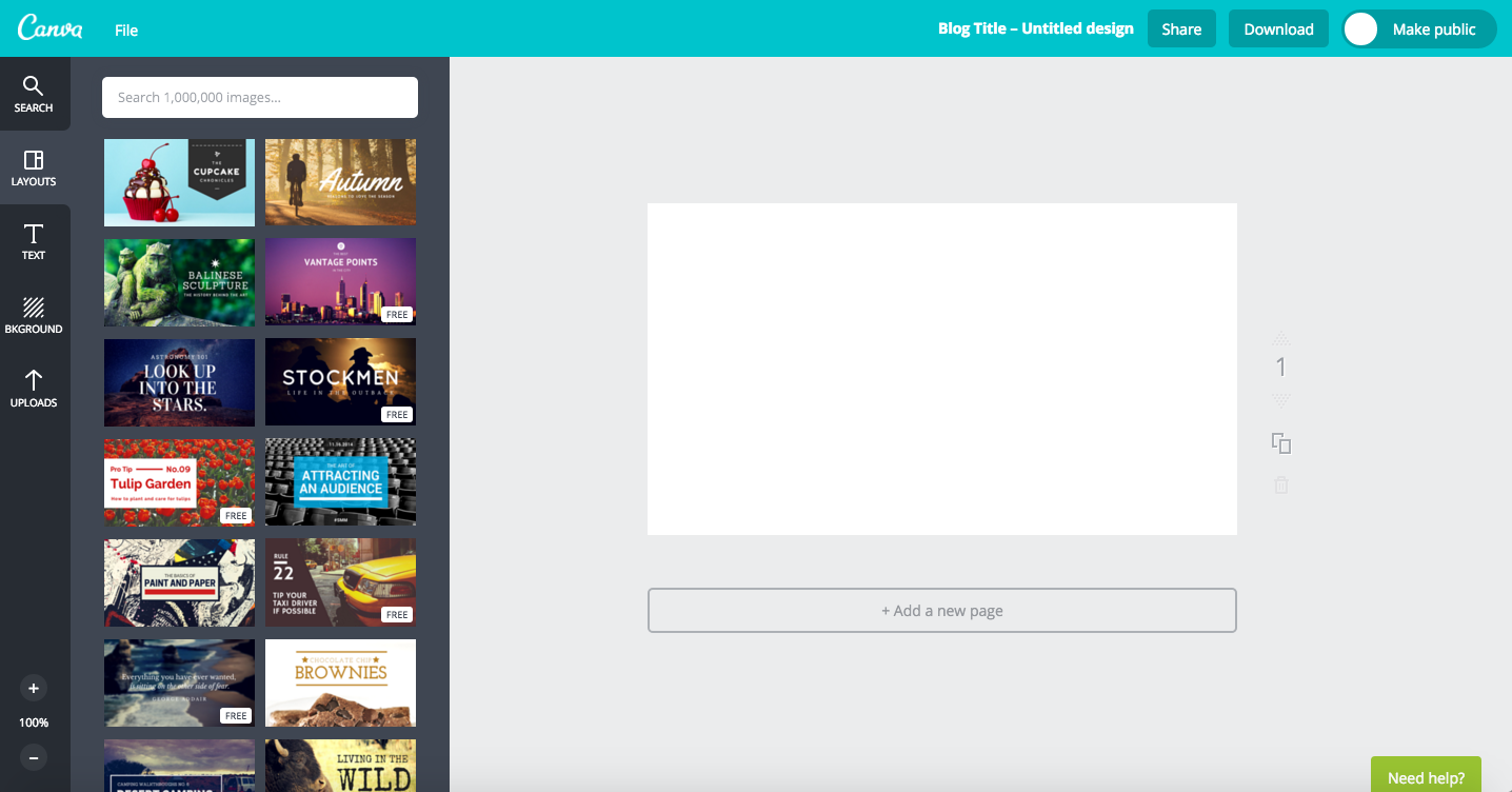 Canva Dashboard