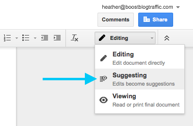 How to edit Google Docs