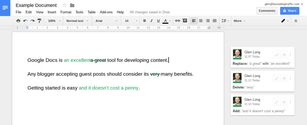 How to collaborate in Google Docs