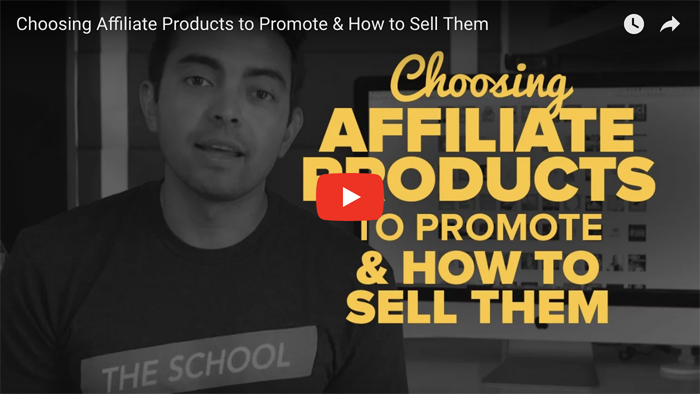 choosing affiliate products