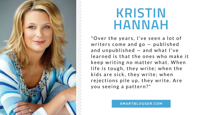 Kristin Hannah - Writing Tips
