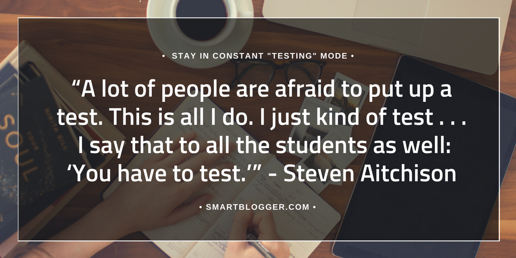 Mistake No. 4: Fear of Testing, Fear of Touching People