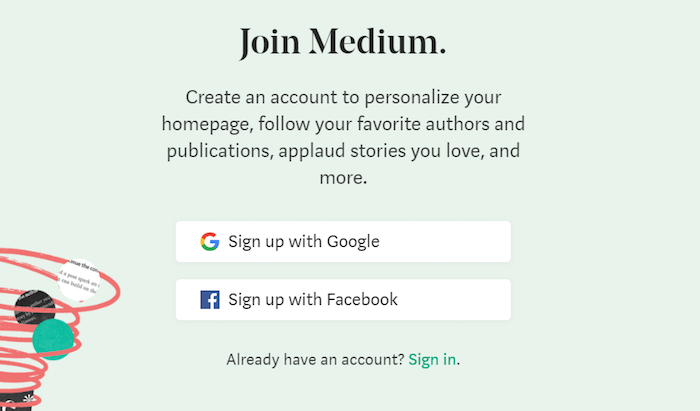 Join Medium