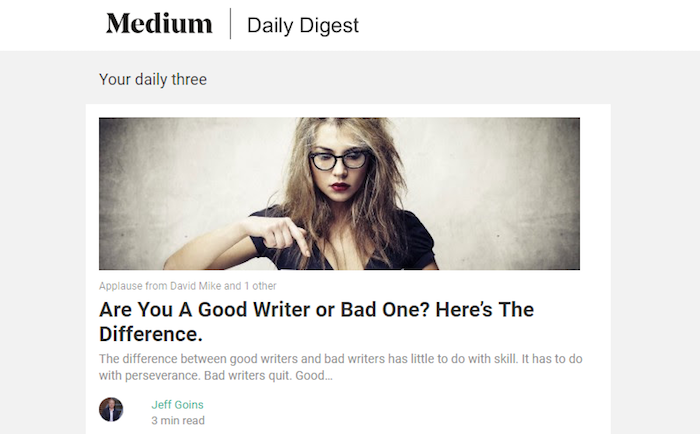 Medium's Daily Digest