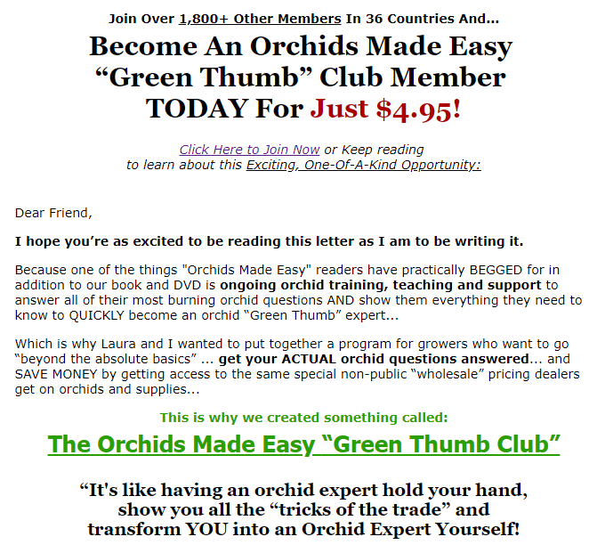 Orchids Made Easy