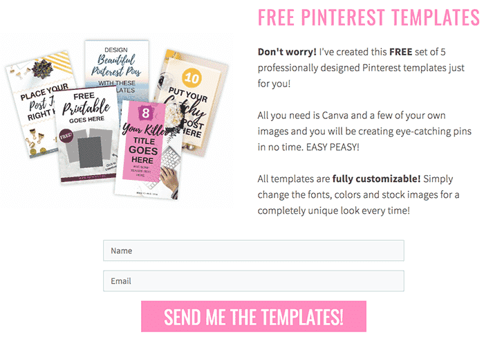 email marketing template example