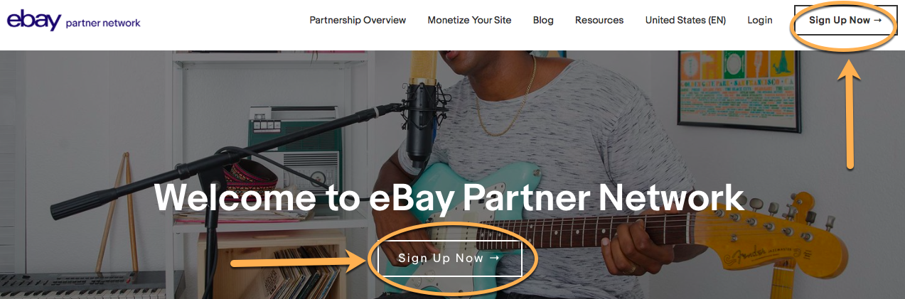 eBay Partner Network: SignUpNowRev