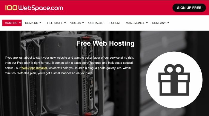 Free WordPress Hosting - 100WebSpace