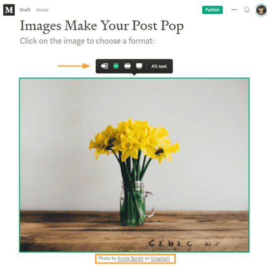 medium partner program add image flower