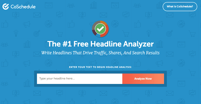content marketing tools coschedule headline analyzer