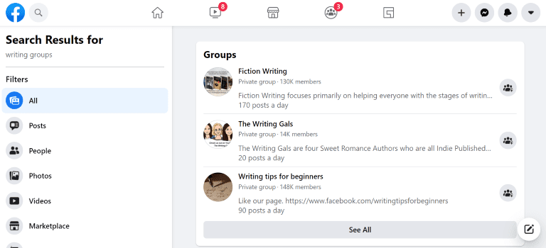 how to become a writer facebook writing groups