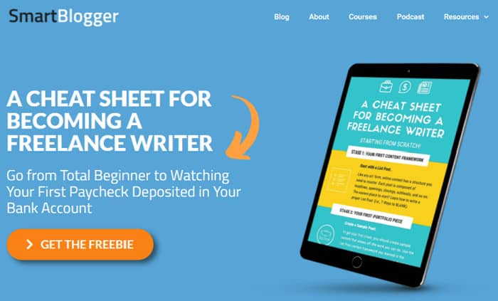 content writer smart blogger opt in