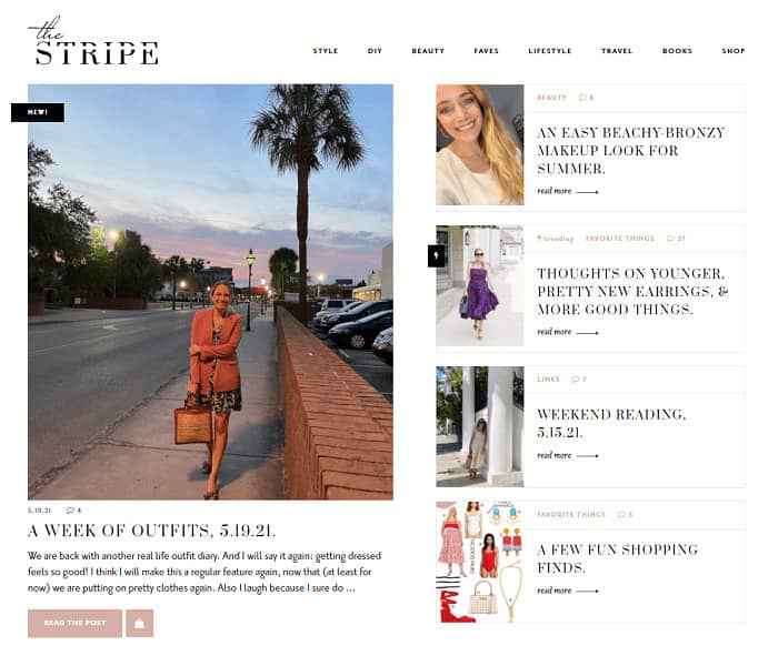 lifestyle blogs the stripe homepage