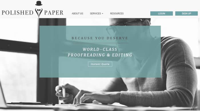 proofreading jobs polished paper homepage