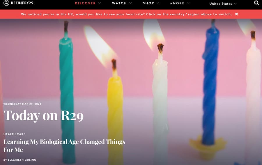lifestyle blogs refinery 29 homepage