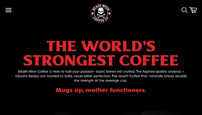 Unique Selling Proposition Examples Death Wish Coffee
