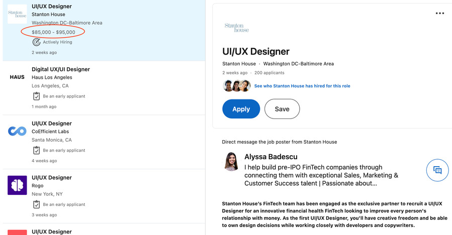 digital marketing jobs ui/ux designer from LinkedIn