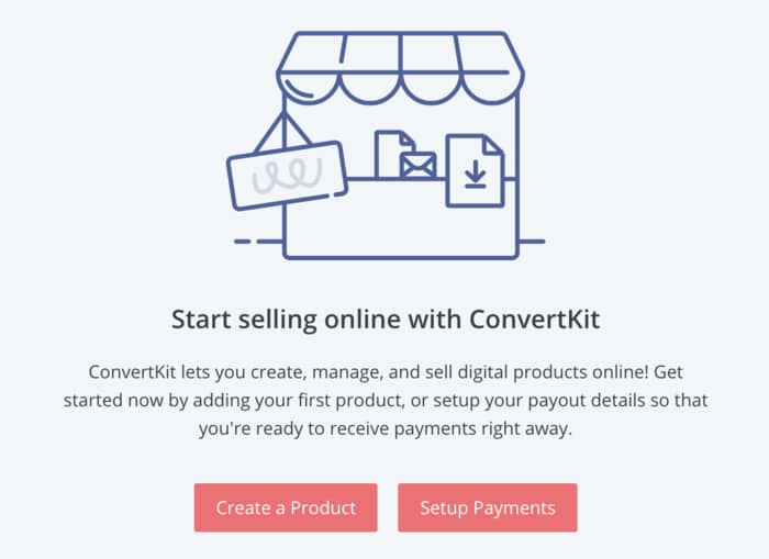 convertkit review selling products and services