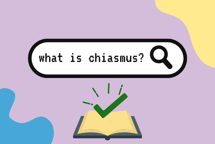 Search bar that says "What is Chiasmus?"