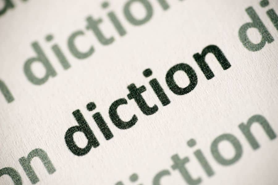 diction in creative writing meaning