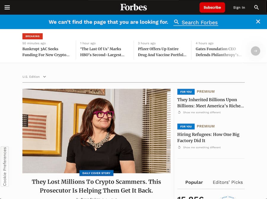 404 Page Forbes