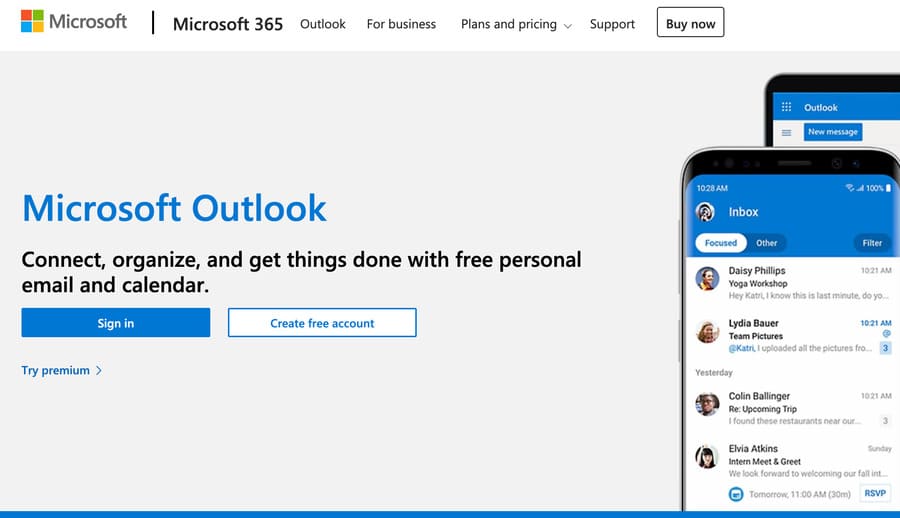 Free Email Accounts Microsoft 