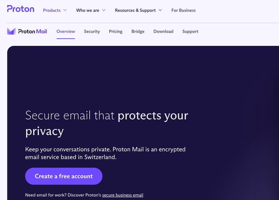 Free Email Accounts Proton 