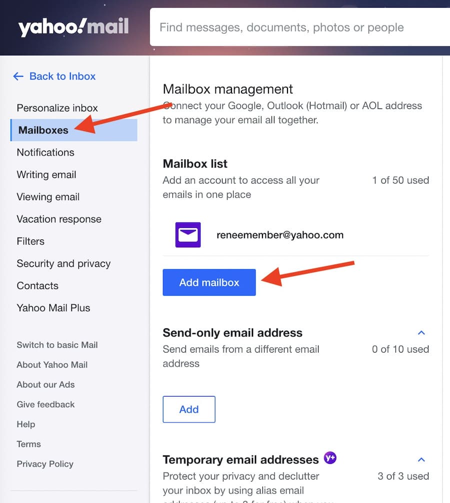 yahoo mail sign up free email