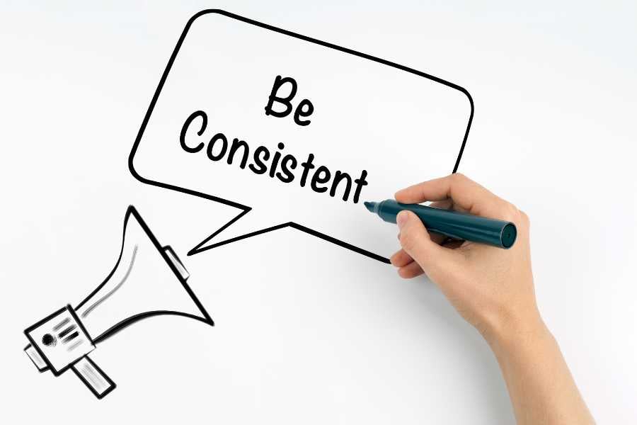be consistent sign