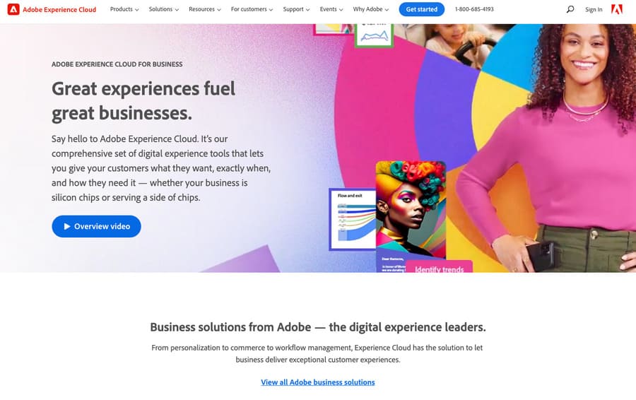 adobe ecommerce platform home page